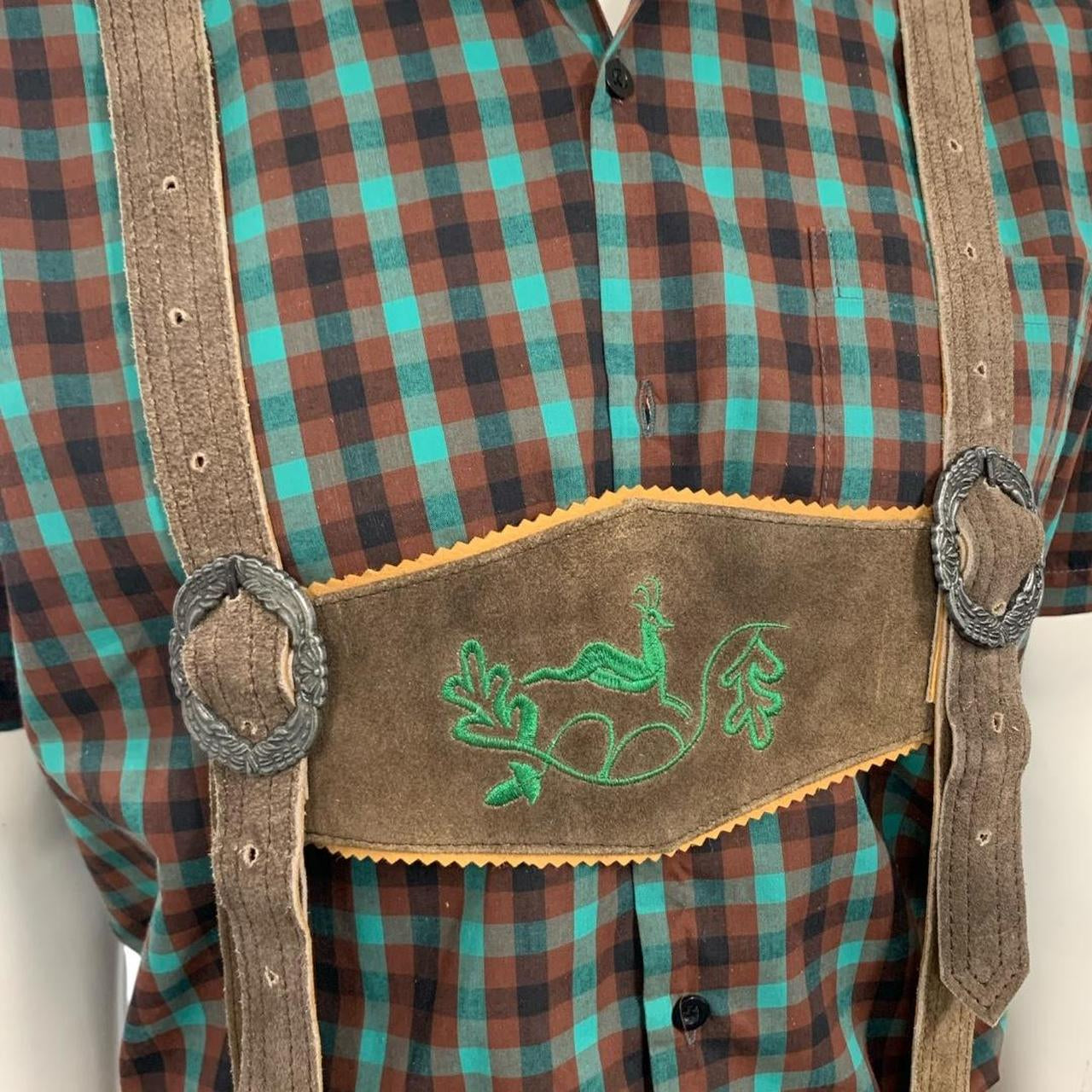 Light Brown Authentic Leather German Lederhosen Shorts