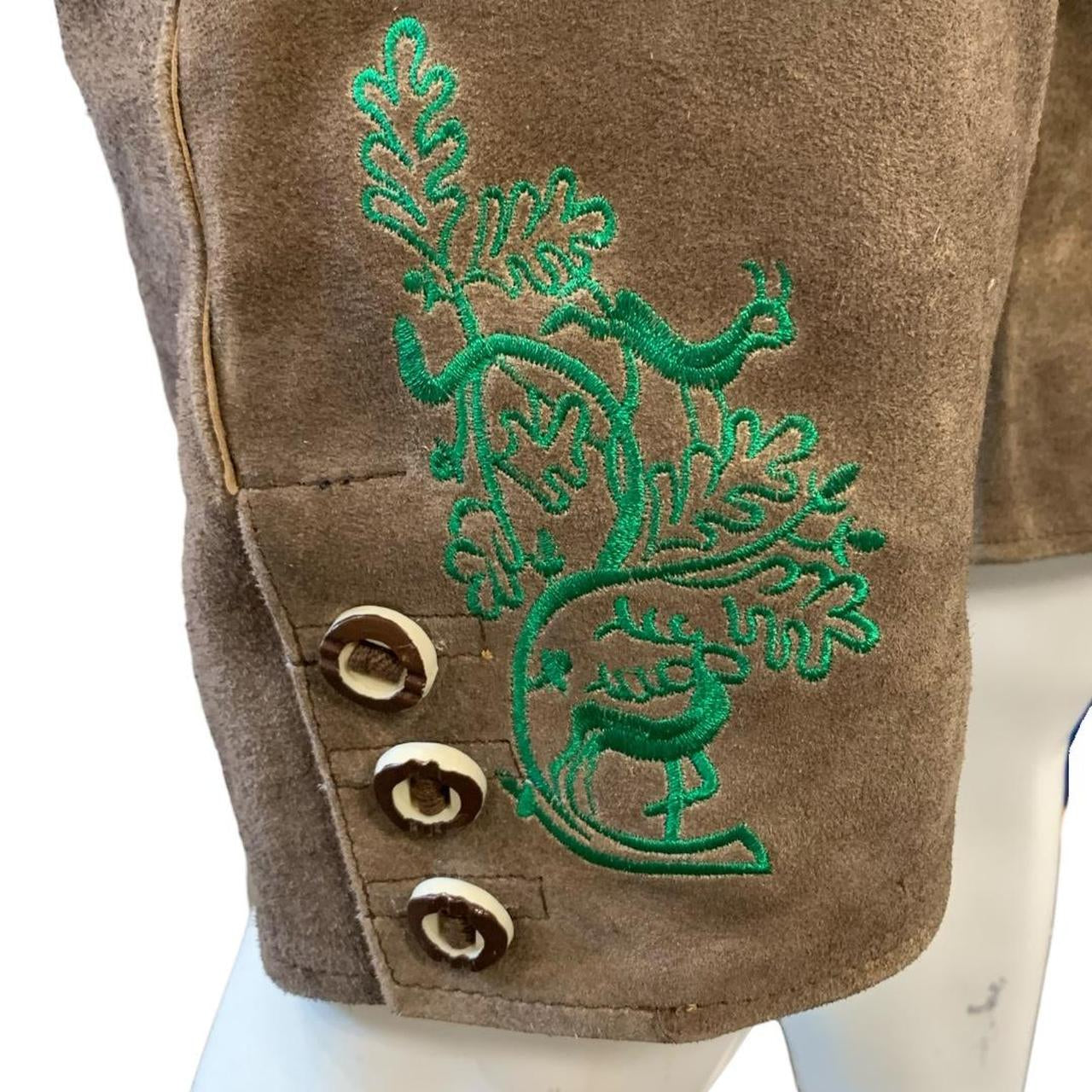 Light Brown Authentic Leather German Lederhosen Shorts