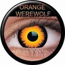 Party Lens #51 Orange Werewolf Contact Lenses