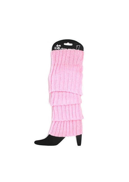 Pink Chunky Knit Leg Warmers