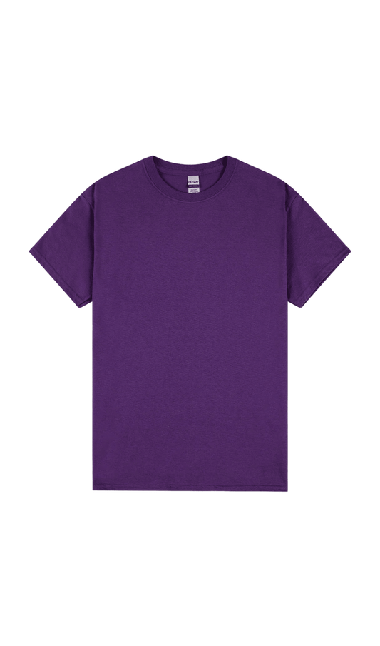 Purple Blank Short Sleeved T-Shirt