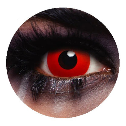 Red Mini Sclera Contact Lenses 17mm
