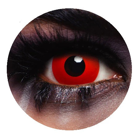Red Mini Sclera Contact Lenses 17mm