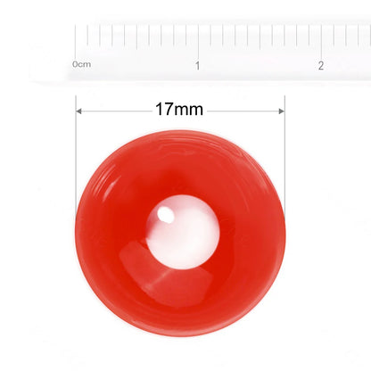 Red Mini Sclera Contact Lenses 17mm
