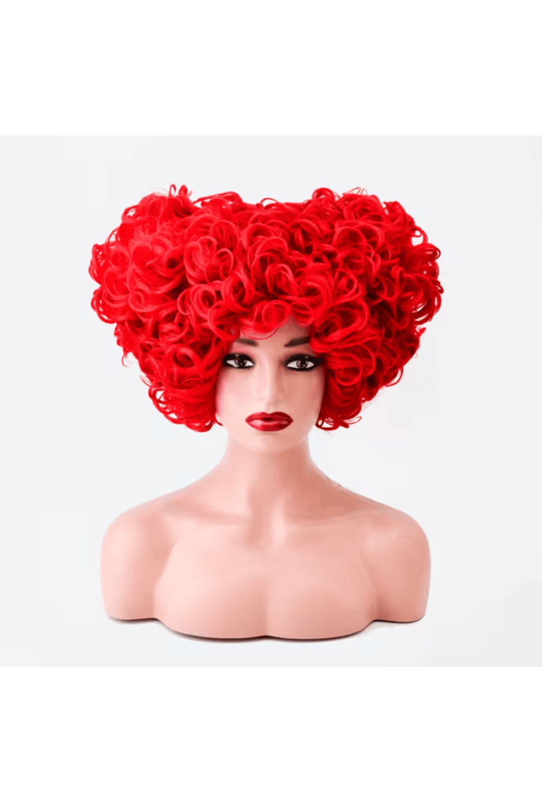 Heart Shaped Red Queen Character Wig