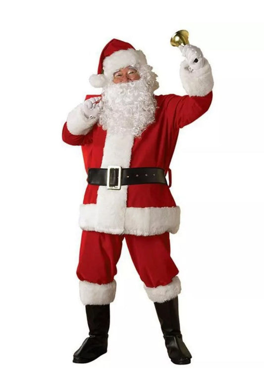 Deluxe Plush Santa Claus Costume