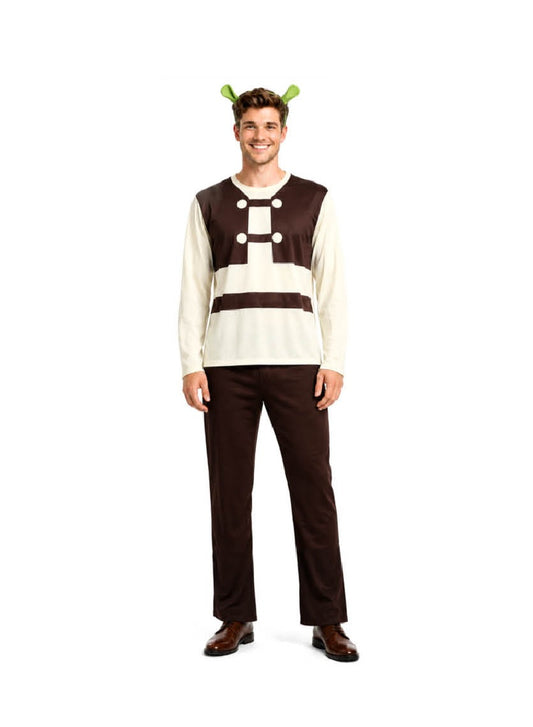 Mens Shrek Costume Set