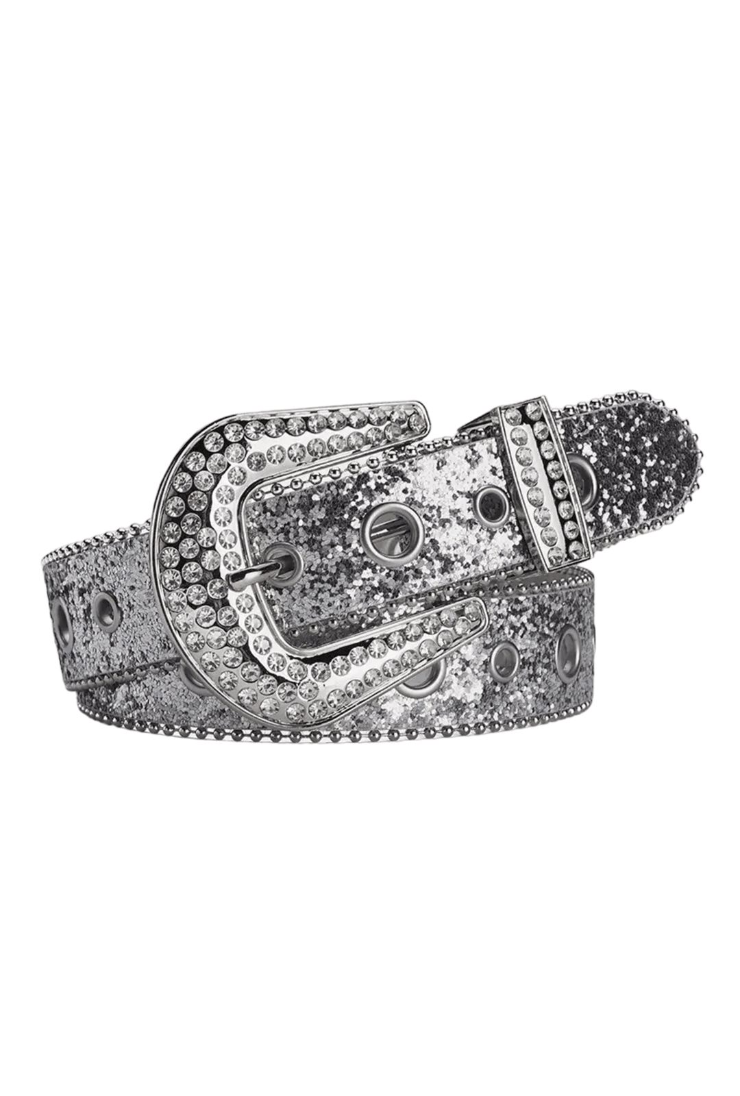 Silver Bling Belt