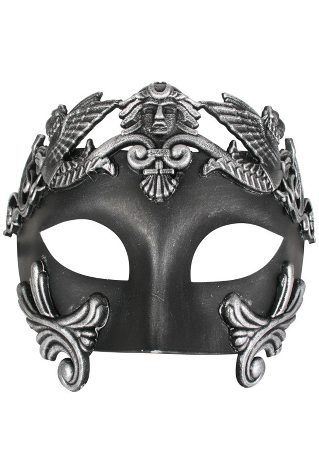 Men's Silver Grecian Mask