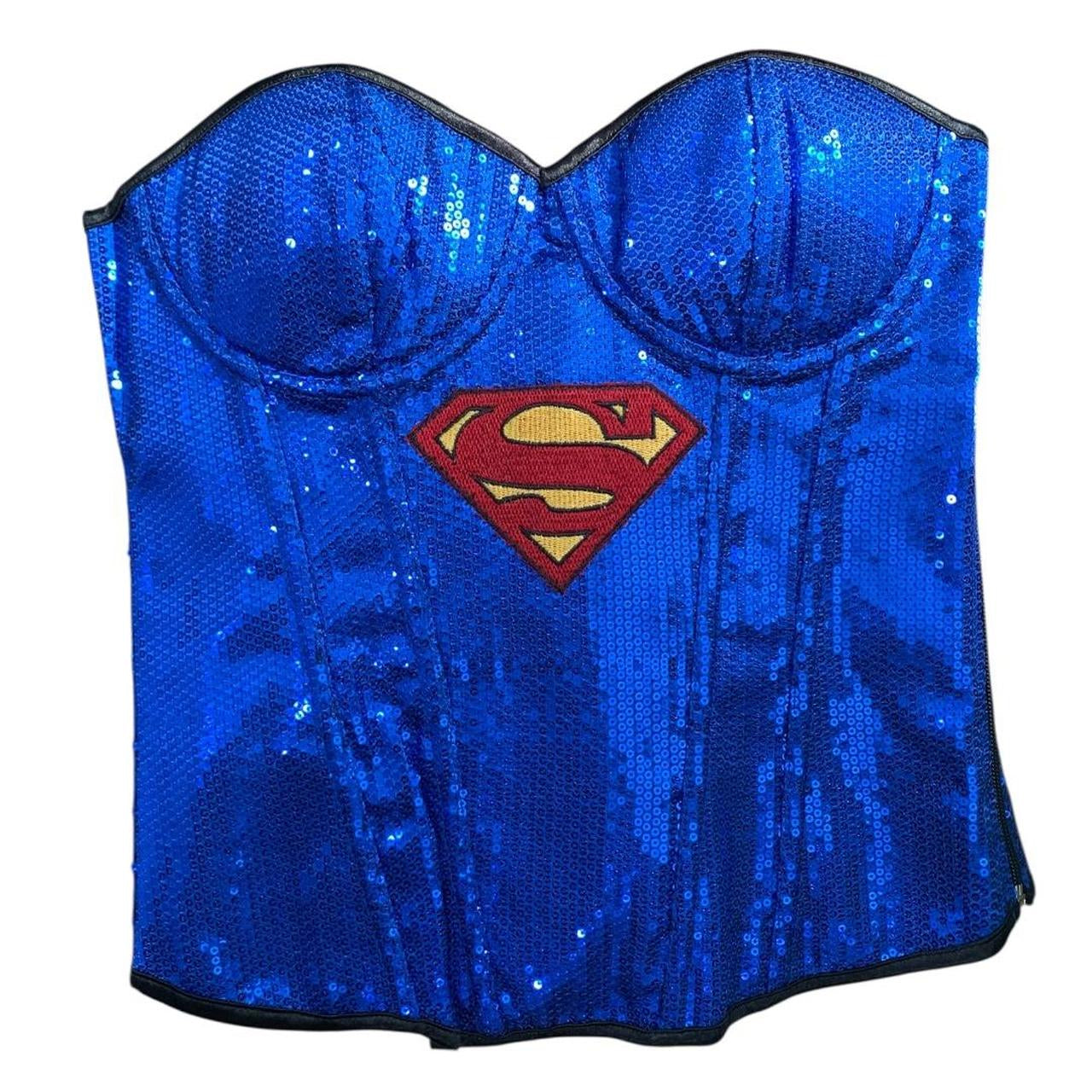 Supergirl Superman Sequin Corset