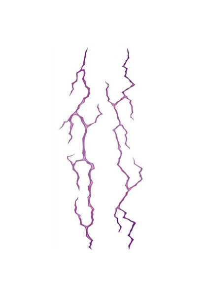 Kpop Demon Hunters Purple Veins Temporary Tattoo