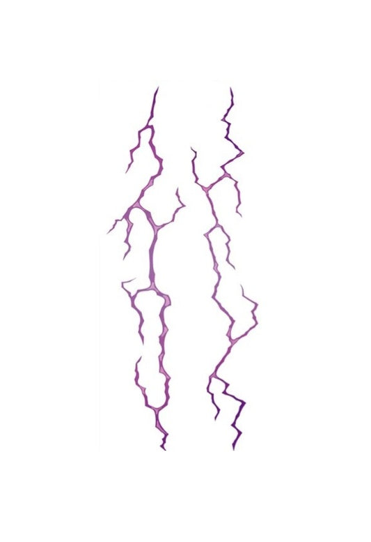 Kpop Demon Hunters Purple Veins Temporary Tattoo
