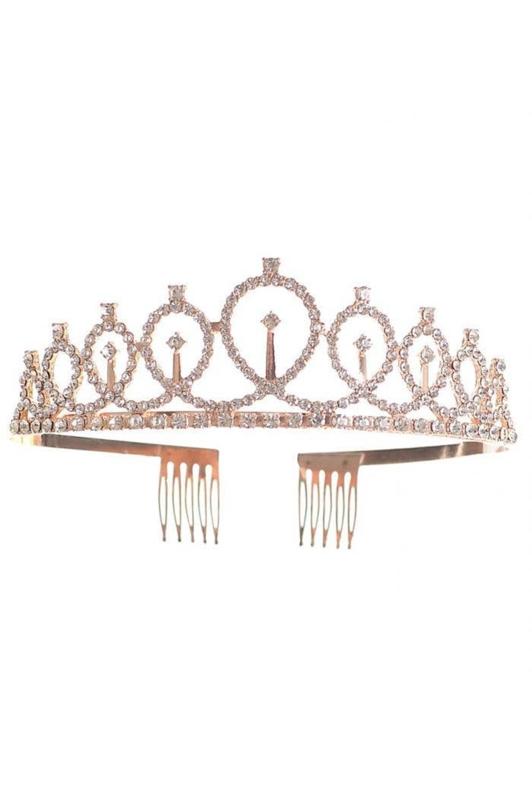 Rose Gold Princess Tiara