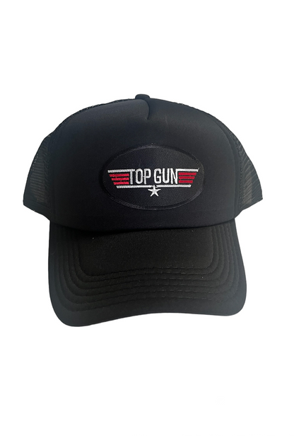 Top Gun Black Baseball Cap