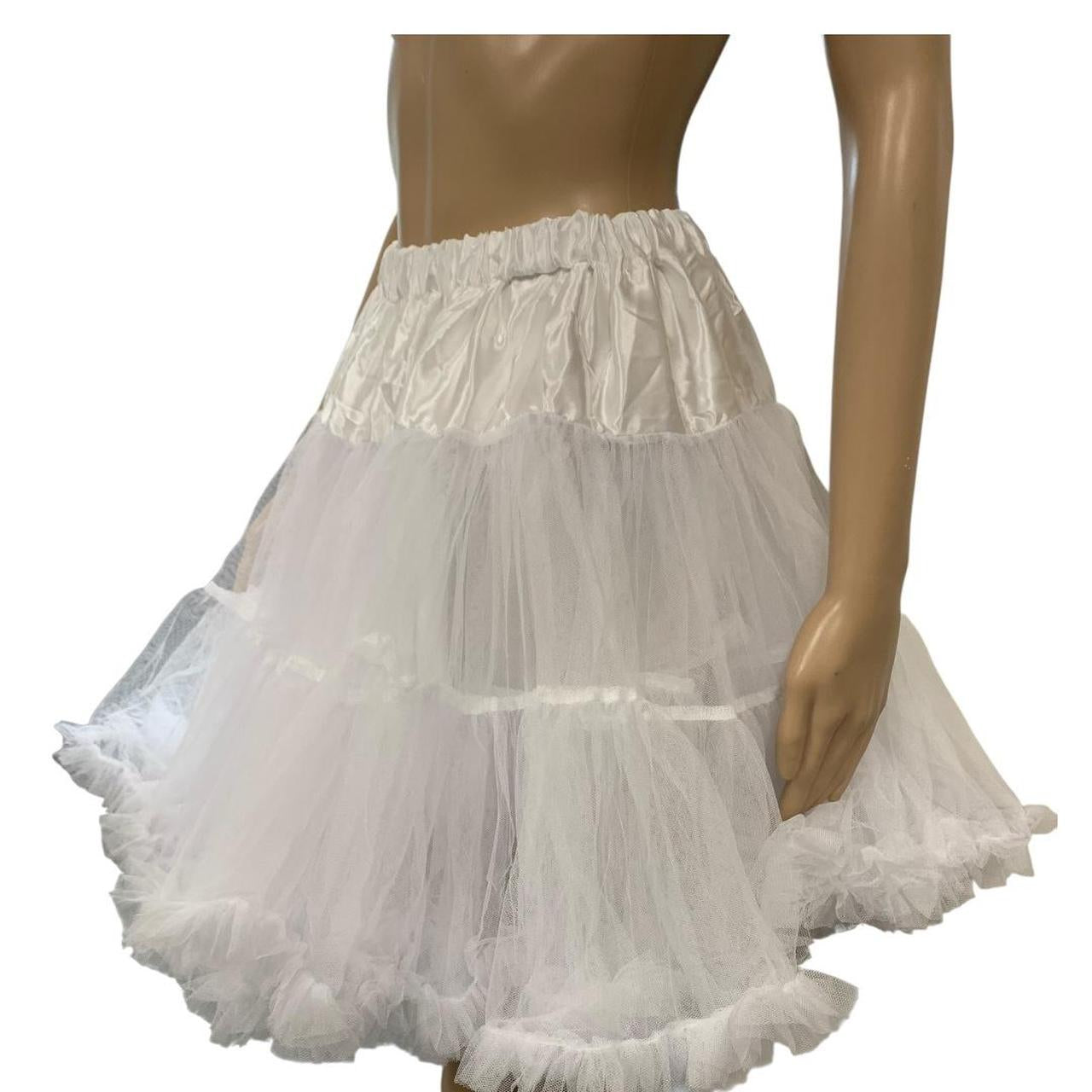 Mini White Tulle Petticoat