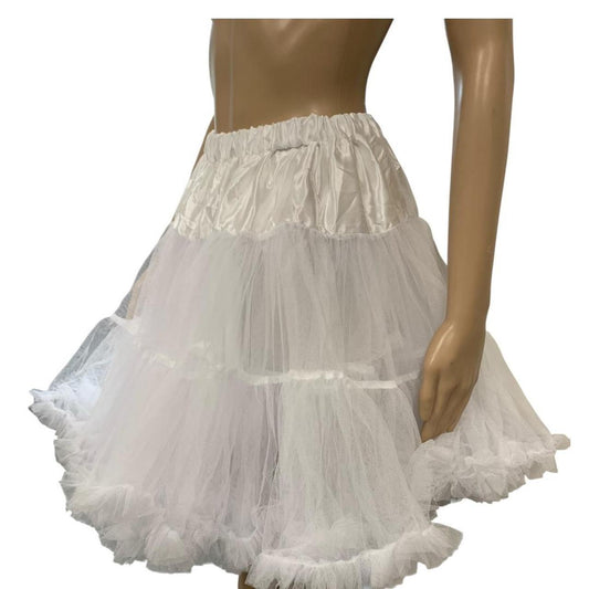 Mini White Tulle Petticoat