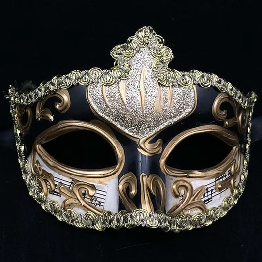 Black Venetian Masquerade Mask