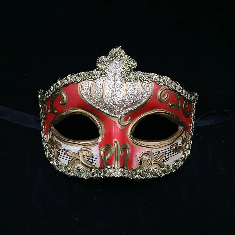Red Venetian Masquerade Mask