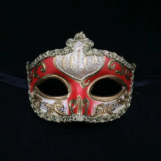 Red Venetian Masquerade Mask