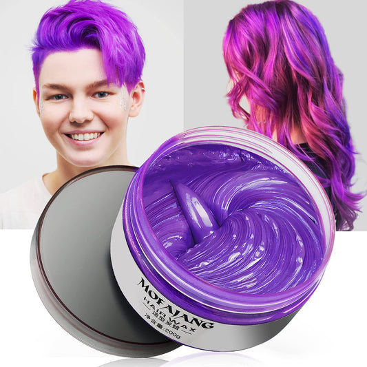 Violet Temporary Colour Hair Styling Wax