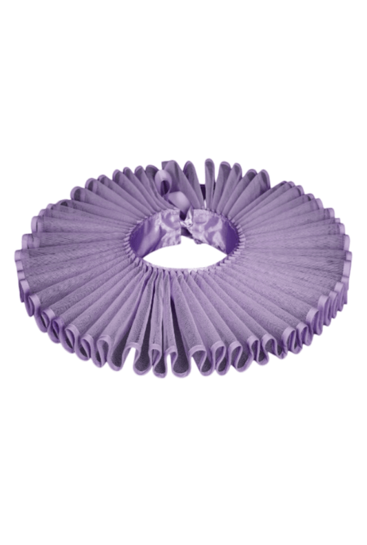 Lavender Clown Ruffle Collar