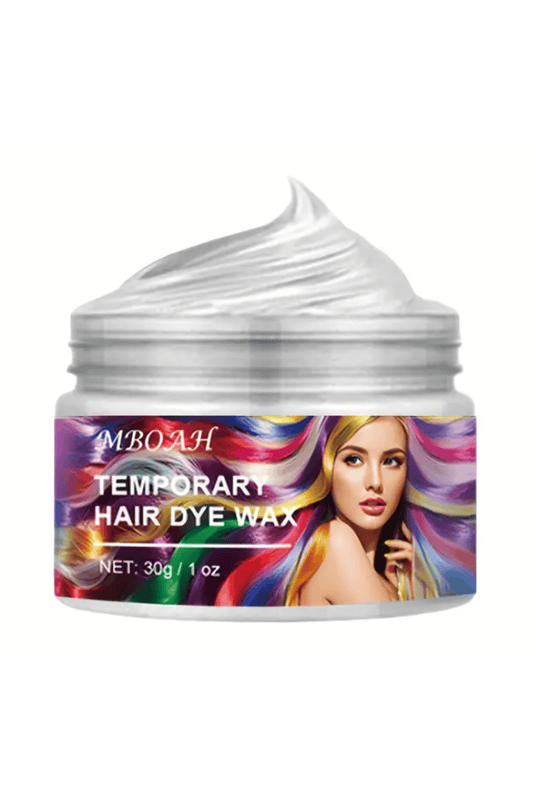 White Temporary Colour Hair Styling Wax 30g