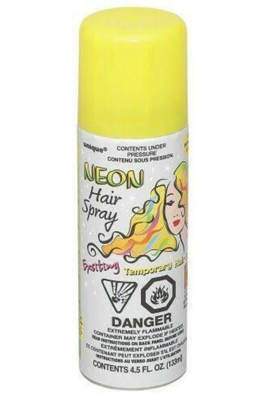 Yellow Coloured Hairspray