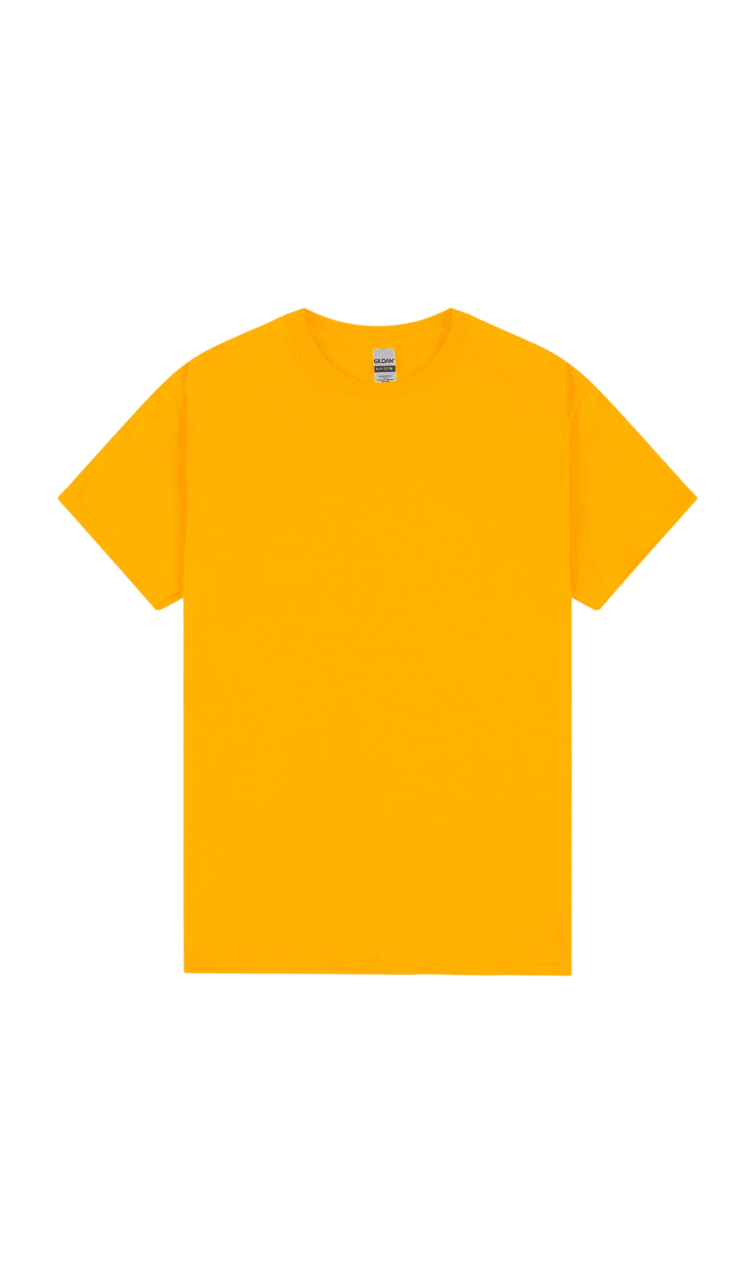 Yellow Blank Short Sleeved T-Shirt