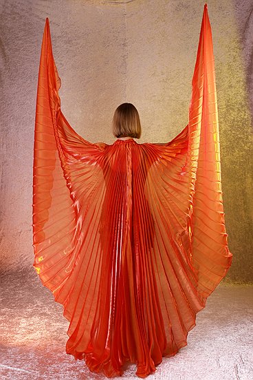 Bright Orange Isis Wings