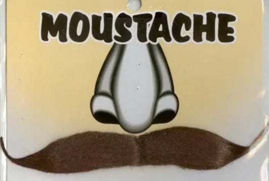 Big Rounded Brown Moustache