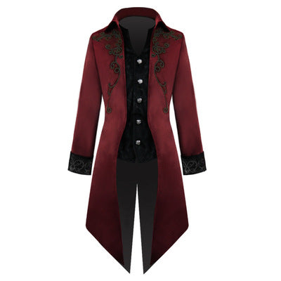 Men's Red Frock Coat