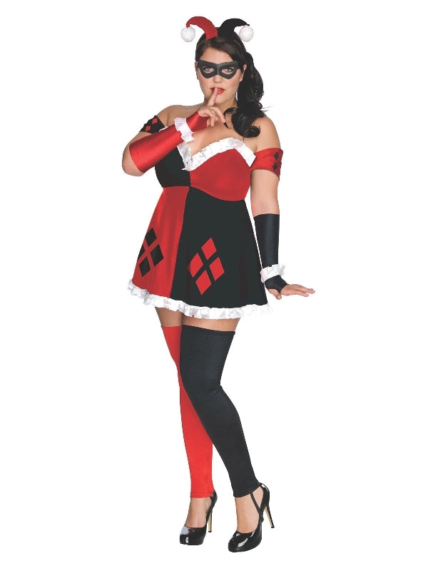 Deluxe Harley Quinn Plus Size Costume