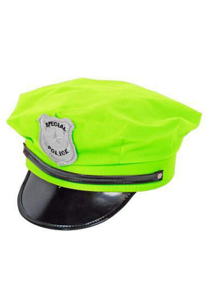 Neon Yellow special police hat