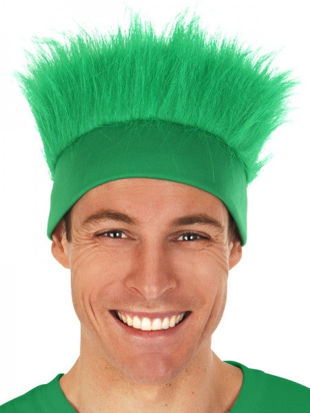 Green Fluffy Hair Headband