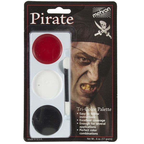 Tri-Colour Makeup Palette: Pirate