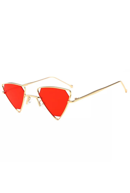 Red Triangle Fashion Glasses