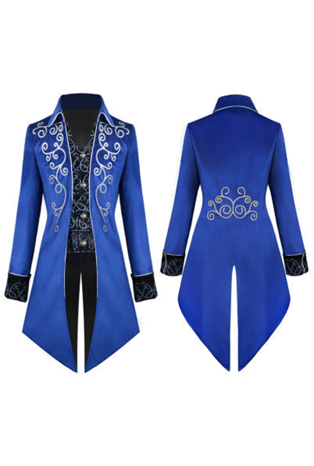 Blue Baroque Steampunk Jacket – Hurly-Burly