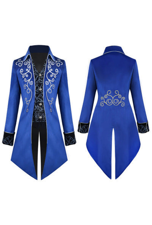 Blue Baroque Steampunk Jacket