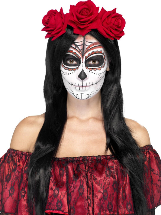 Day of the Dead Roses Headband