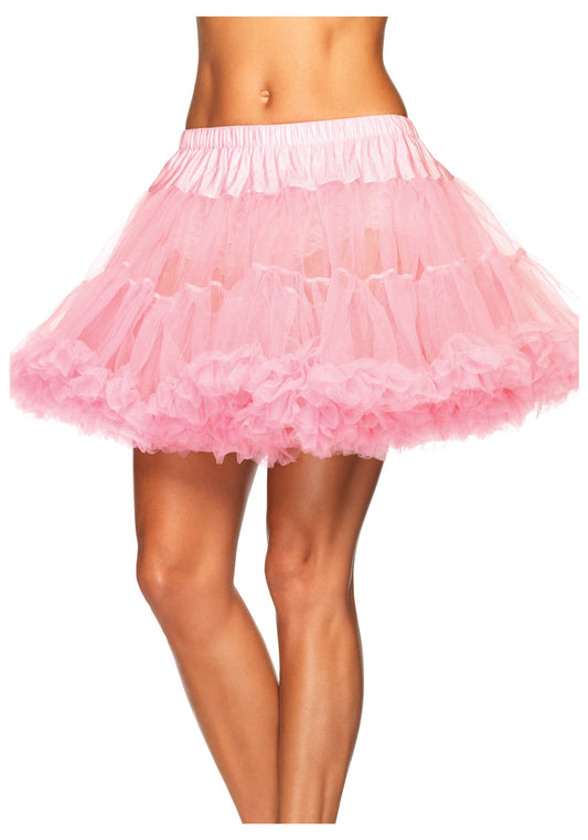 Deluxe Two Tiered Baby Pink Petticoat