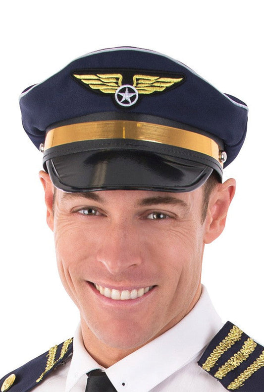 Navy Blue Pilot Cap