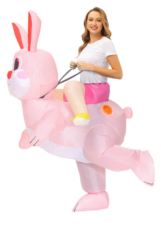 Inflatable Pink Bunny Rabbit Costume