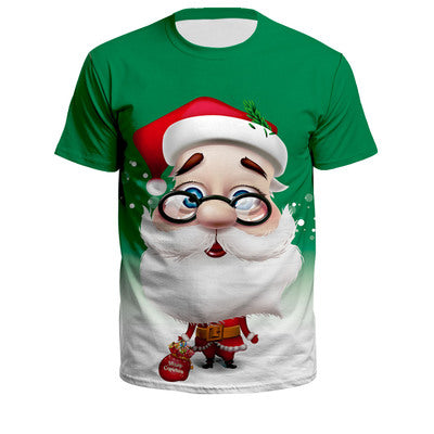 Green Santa Claus T-Shirt