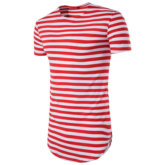 Red and White Stripe T-Shirt