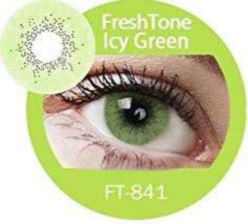 Freshtone Super Naturals: Icy Green Contact Lenses