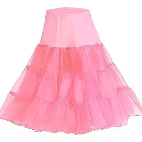 3 Tiered Pink Petticoat