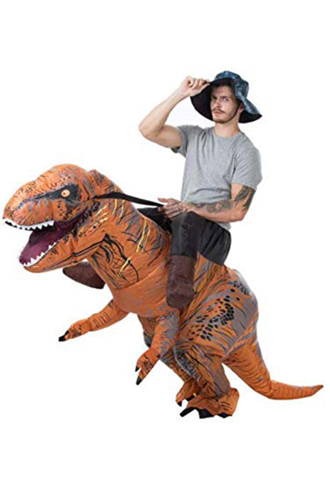 Inflatable Ride On T-Rex Costume