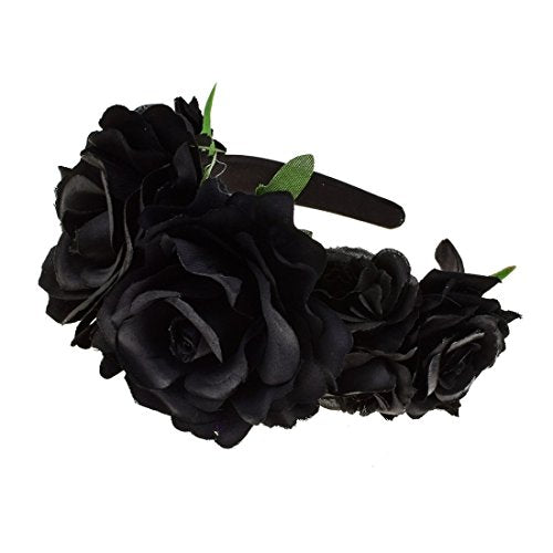 Black Rose Headband