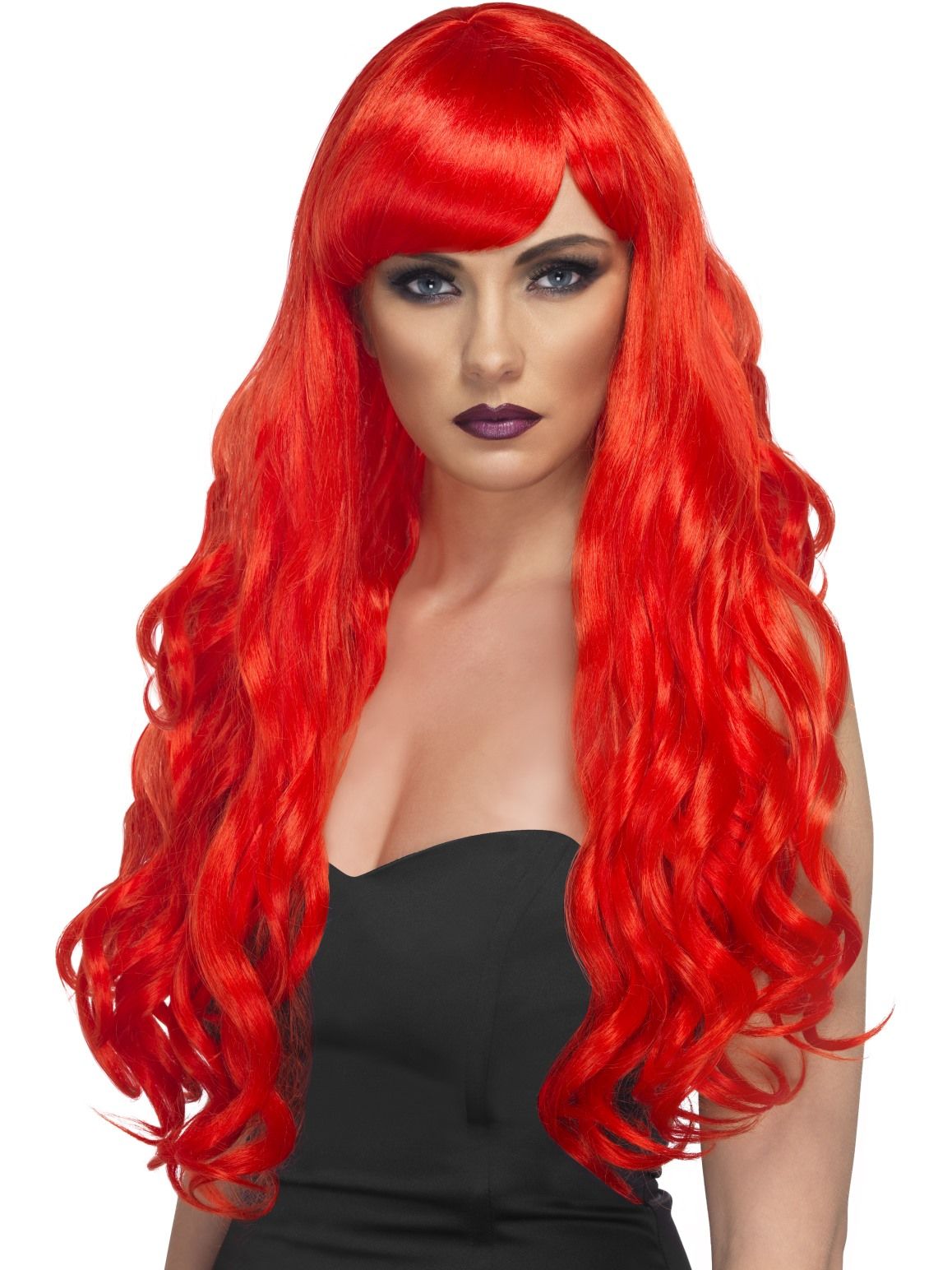 Red Desire Fringe Wig