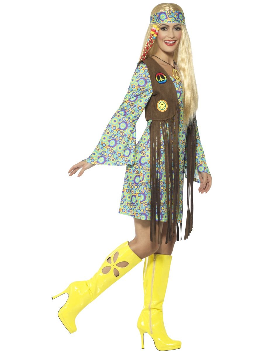 Womens 60's Hippie Chic Costume